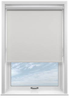 Solari (Blackout), Soft Grey - Twist&Fit Roller Blind